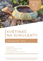 Keramické léto - Květináč na sukulenty - 16.7.2026